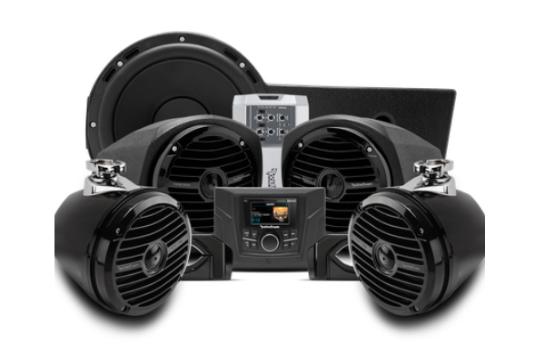  GNRL-STAGE4 / 400 watt stereo, front lower speaker, rear speaker, and subwoofer kit for select Polaris GENERAL™